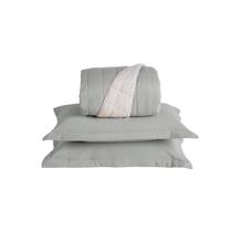 Kit Cobre Leito Matelado Dupla Face Sherpa de Carneiro 3 Peças Casal 80% Algodão / 20% Poliéster Percal 180 Fios Kit Cobre Leito Matelado Dupla Face Sherpa de Carneiro 3 Peças Casal 80% Algodão / 20% Poliéster Percal 180 Fios