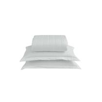 Kit Cobre Leito Matelado Dupla Face Soft 3 Peças Queen 100% Poliéster - Branco Kit Cobre Leito Matelado Dupla Face Soft 3 Peças Queen 100% Poliéster - Branco