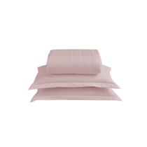 Kit Cobre Leito Matelado Dupla Face Soft 3 Peças Queen 100% Poliéster - Rosê Kit Cobre Leito Matelado Dupla Face Soft 3 Peças Queen 100% Poliéster - Rosê