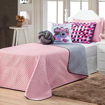 Kit Cobre Leito Memories Dupla Face c/ Almofadas Solteiro 05 Peças Kit Cobre Leito Memories Dupla Face c/ Almofadas Solteiro 05 Peças