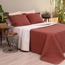 Kit Cobre Leito Pla Casal 3 Peças Cobre Palha