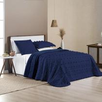 Kit Cobre Leito Pompom Casal Dupla Face ul