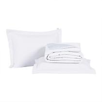 Kit Cobre Leito Premier King 3 Peças Hipercal 200 Fios 80% Algodão, 20% Poliéster - Branco
