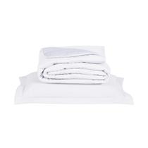 Kit Cobre Leito Premier Solteiro 2 Peças Hipercal 200 Fios 80% Algodão, 20% Poliéster - Branco Kit Cobre Leito Premier Solteiro 2 Peças Hipercal 200 Fios 80% Algodão, 20% Poliéster - Branco
