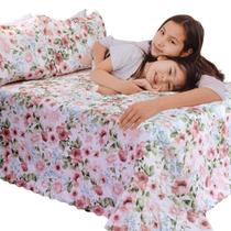 Kit Cobre Leito Queen 3 Peças Dupla Face Bouti Garden