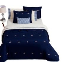 Kit Cobre Leito Queen Micropercal 200 Fios 260cm x 240cm Almofada Jogo Completo