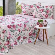 Kit Cobre Leito Queen + Porta Travesseiro Rolinho Bouti Toulon - Bene Casa Kit Cobre Leito Queen + Porta Travesseiro Rolinho Bouti Toulon - Bene Casa