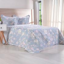 Kit Cobre Leito Queen Ultra Lisse New 100% Poliéster 230x250cm Martina Kit Cobre Leito Queen Ultra Lisse New 100% Poliéster 230x250cm Martina