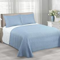 Kit Cobre Leito Queen Vintage - Sultan Estrela Azul