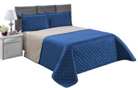 Kit Cobre leito Realeza Casal Queen 03 peças