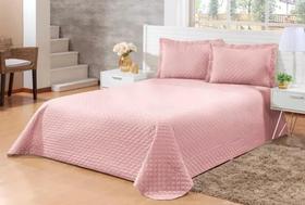 Kit Cobre-leito Romeu Casal 3 Peças Para Cama Box 170 Fios