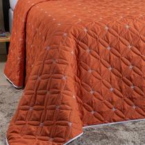 Kit Cobre Leito Roupa De Cama King 7 Peças Macio Bordado Ideale