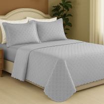 Kit Cobre Leito Sabrina Queen 4 Peças Estampa Matelada Kit Cobre Leito Sabrina Queen 4 Peças Estampa Matelada
