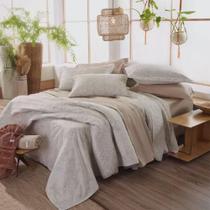 Kit Cobre Leito Santista Unique Savage Com Porta Travesseiros