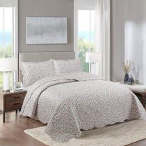 Kit Cobre leito Solteiro + 1 Porta-travesseiro Patchwork Isabel 3