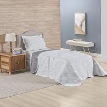 Kit Cobre Leito Solteiro Bouti 150 Fios Dupl Kiro Floral Poá