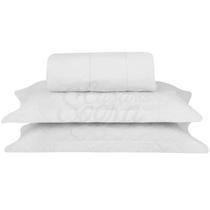 Kit Cobre Leito Solteiro King Dupla Face Privilege 200 fios Andreza - Branco Kit Cobre Leito Solteiro King Dupla Face Privilege 200 fios Andreza - Branco