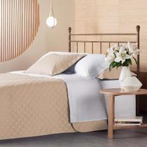Kit Cobre Leito Solteiro King Previlege - Andreza Khaki