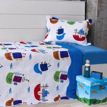 Kit Cobre Leito Solteiro + Porta Travesseiro + Lençol 3Pçs Festa - Bene Casa