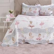 Kit Cobre Leito Solteiro Ultra Lisse Kids Rolinho 160x220cm