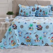 Kit Cobre Leito Solteiro Ultra Lisse Kids Rolinho 160x220cm
