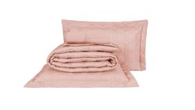 Kit Cobre Leito Soneto 4 Peças Casal Bordado Ultra Macio