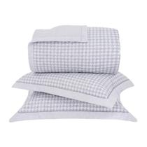 Kit Cobre Leito Super King Percalle 100% Algodão 180 Fios Buddemeyer - Pied Poule Kit Cobre Leito Super King Percalle 100% Algodão 180 Fios Buddemeyer - Pied Poule