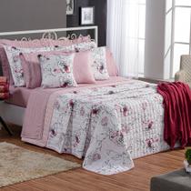 Kit Cobre Leito Top Line Malta king 3 Peças Branco Kit Cobre Leito Top Line Malta king 3 Peças Branco