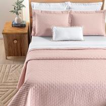 kit Cobre Leito VERITY Queen Percale 200 fios acabamento bordado