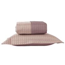 Kit Cobreleito Solteiro Dupla-face Lavive Pla Rose/Lavanda