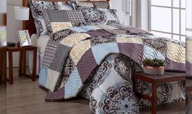 Kit Cobreleito Solteiro Juma Gold 2 Peças Dupla Face