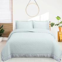 kit cocha cobre leito casal provence 220 x 240cm bordado ingles Textil Arte