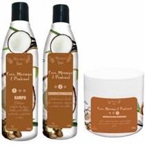 Kit Coco Moringa e Pantenol - Dokmos 3 pçs