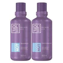Kit Coconut Cachos Perfeitos 1 Shampoo 1 Condicionador 500ml Oriente Life