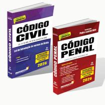 Kit Código Civil e Código Penal 2026 - Série de Legislação Seca