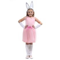 Kit Coelhinha Infantil Branco com Tiara e Acessórios Kit Coelhinha Infantil Branco com Tiara e Acessórios