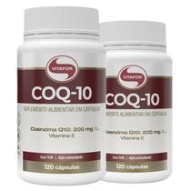 kit Coenzima Q10 200mg (120 Caps) Vitafor 2 unidades