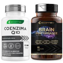 Kit Coenzima Q10 Brain Magnesio Cafeina Tirosina Inositol Taurina Kit Coenzima Q10 Brain Magnesio Cafeina Tirosina Inositol Taurina