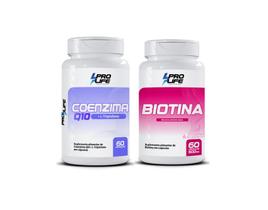 Kit CoenzimaQ10 com Biotina 60 cápsulas PRO LIFE
