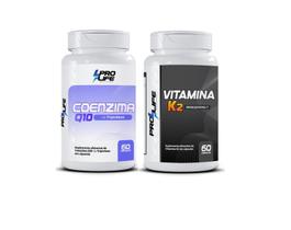 Kit CoenzimaQ10 com Vitamina K2 60 cápsulas PRO LIFE Kit CoenzimaQ10 com Vitamina K2 60 cápsulas PRO LIFE