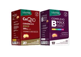 Kit CoenzimaQ10 Complexo B Max 60 cápsulas Lauton Kit CoenzimaQ10 Complexo B Max 60 cápsulas Lauton