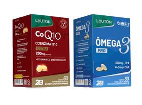 Kit CoenzimaQ10 Ômega 3 Pro 60 cápsulas Lauton Kit CoenzimaQ10 Ômega 3 Pro 60 cápsulas Lauton