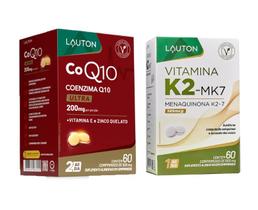 Kit CoenzimaQ10 Vitamina K2 Mk7 60 cápsulas Lauton