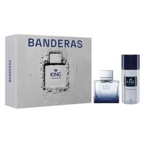 Kit Coffret Banderas King Of Seduction Perfume Masculino Eau de Toilette 100ml + Deo 150ml