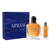 Kit Coffret Giorgio Armani Stronger With You - Perfume Masculino Eau de Toilette + Travel Size
