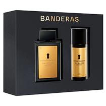 Kit Coffret Golden Secret Banderas - 100ml Perfume Masculino EDT + 150ml Desodorante