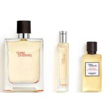 Kit coffret masculino terre d'hermes edt+travel size+sabonete