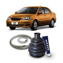 Kit Coifa Borracha Graxa Abraçadeira Homocinética Nakata Lado Roda Toyota Corolla 2002 2003 2004 2005 2006 2007 2008