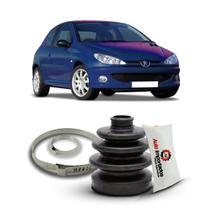 Kit Coifa Borracha Graxa Homocinética Lado Roda Peugeot 206 2001 2002 2003 2004 2005 2006 2007 2008 2009 2010