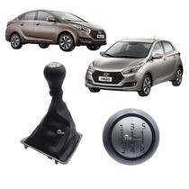 Kit Coifa Cambio Hb20 Prata Manopla Hb20 Hatch 2012 A 2020